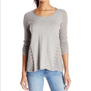 Lucky Women’s Top Size Small Navy Blue NWT